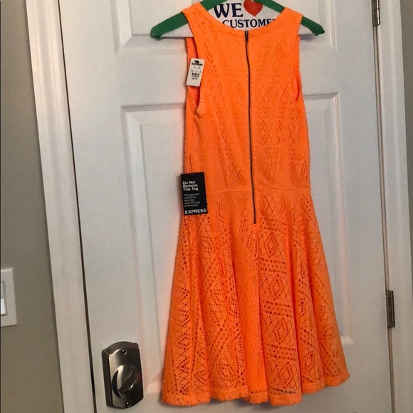 Orange Summer Dress - Picture 3 of 3